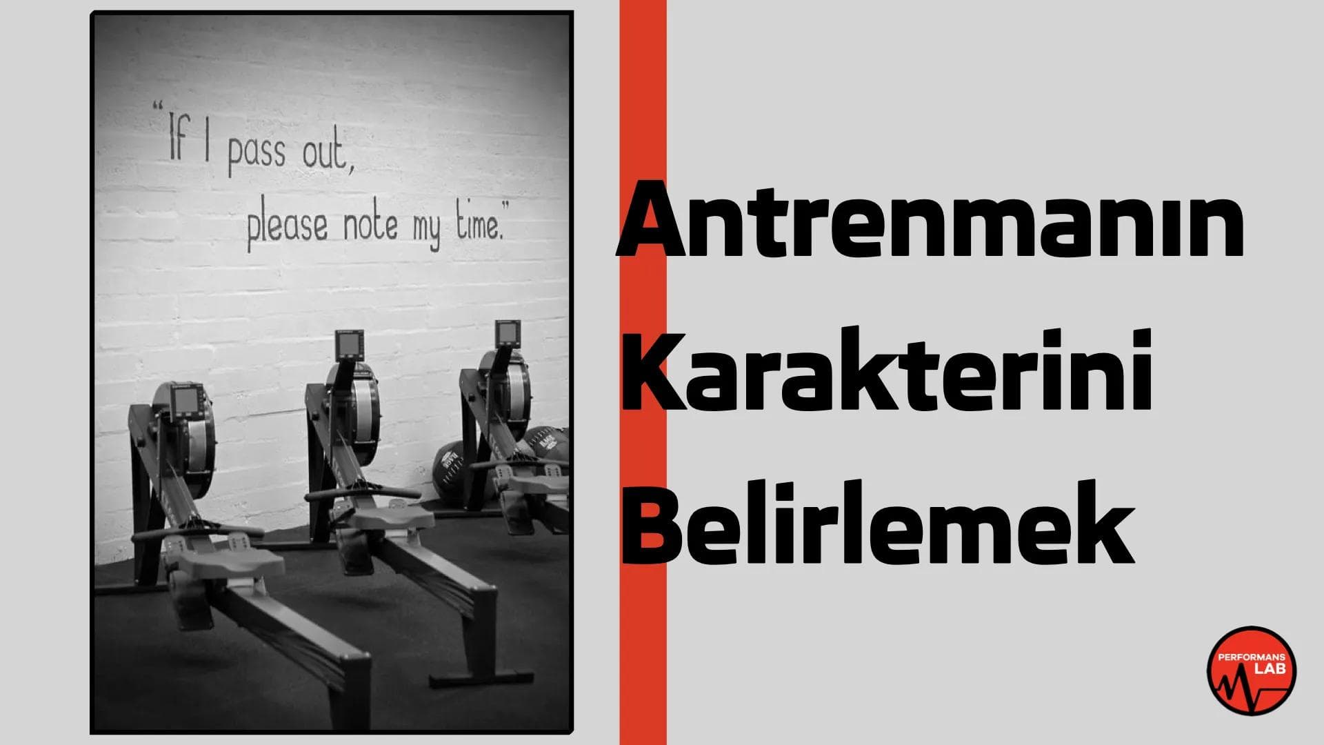 Antrenmanın Karakterini Belirlemek